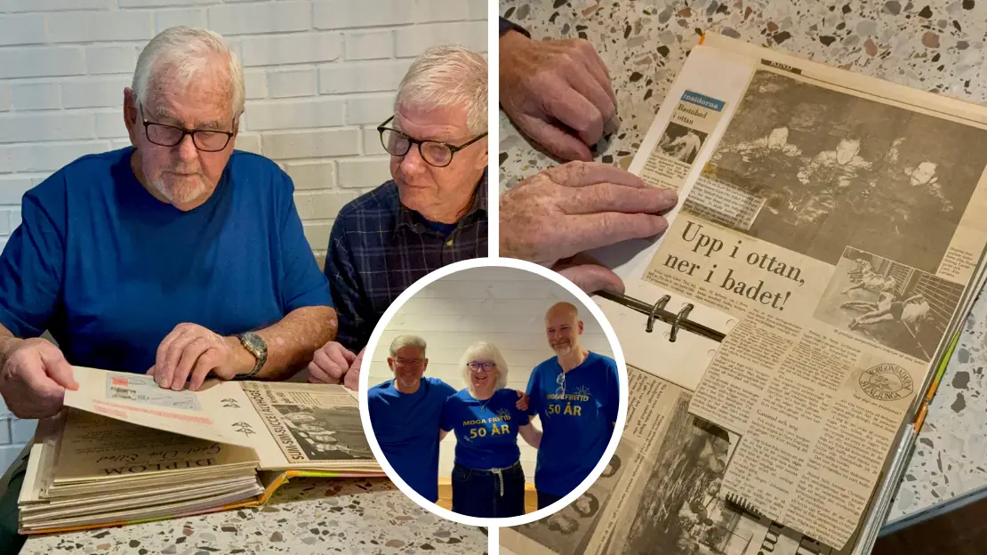 morgonbadarna kollar i fotopärm