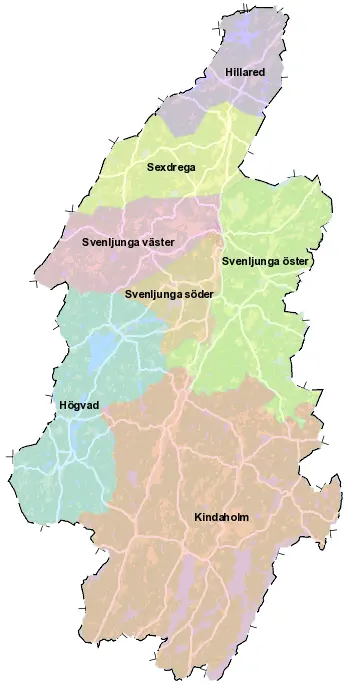 karta över valdistrikt