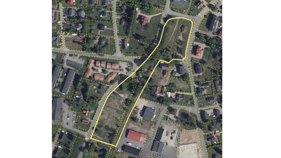 Karta med området Lokstallarna