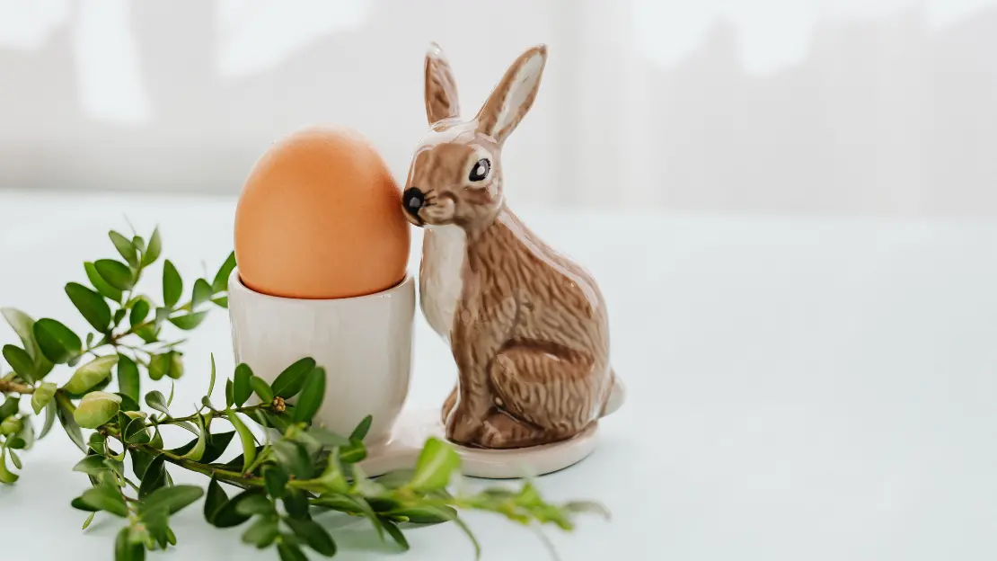 äggkopp med porslinshare