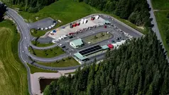 Flygfoto över Moga Returen. 