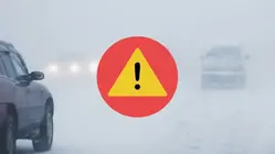 gata i snöoväder